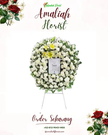 Krans Bunga Duka Kebalanpelang